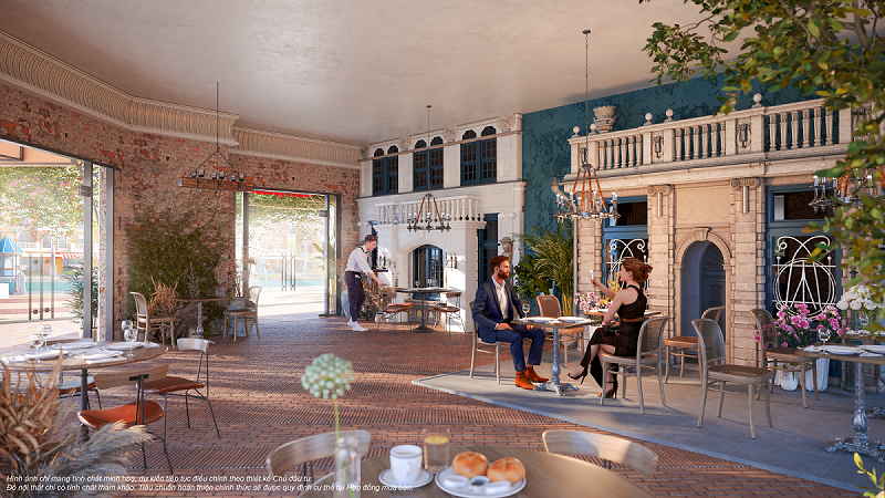 Những cửa hàng café sang trọng – là nơi cư dân và du khách tái tạo năng lượng, kết nối tình thân