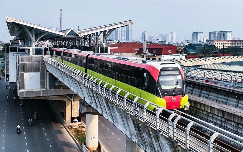 BĐS quanh metro Nhổn - ga Hà Nội tăng giá mạnh theo tiến độ hoàn thiện